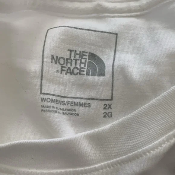 The north face short sleeve women's /w plus ss half dome tee / white and black - Picture 4 of 5